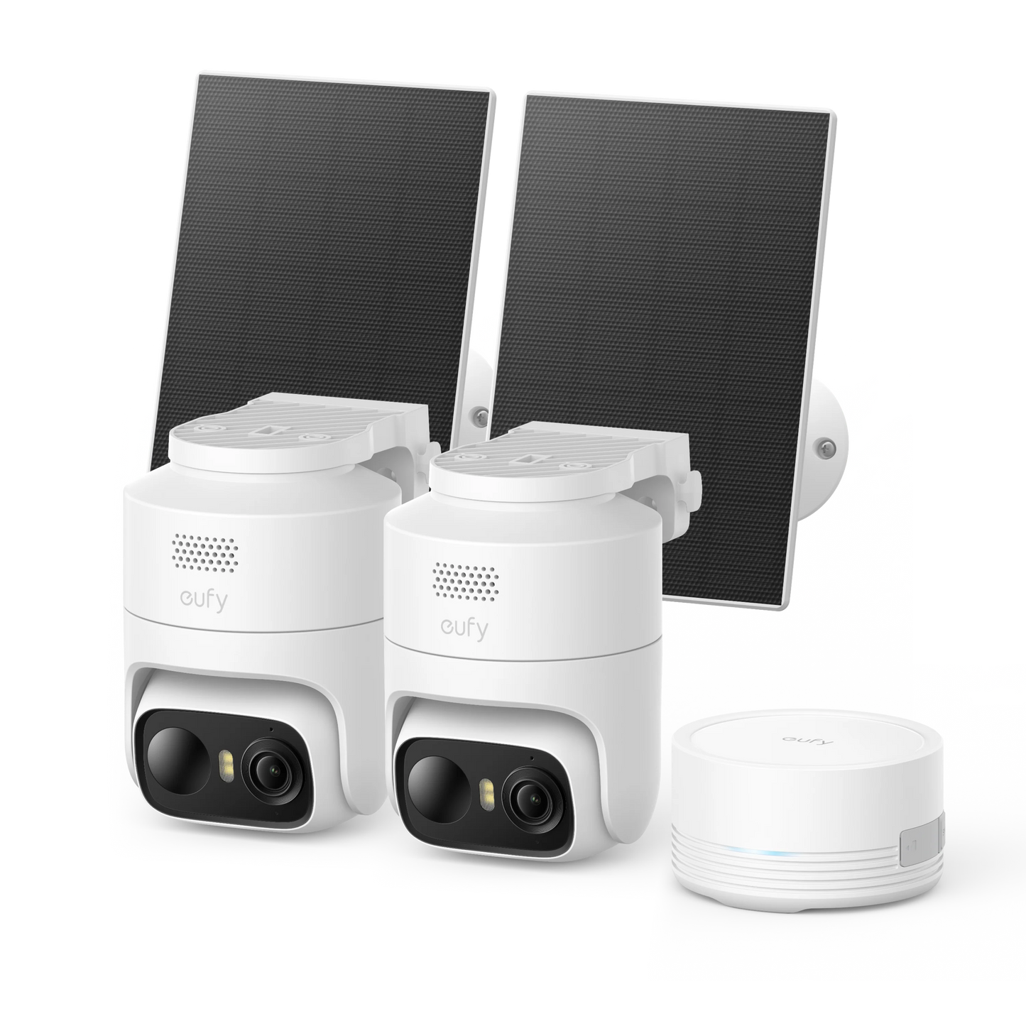eufyCam C37 2K (2 Pack) + Homebase Mini + Solar Panel*2